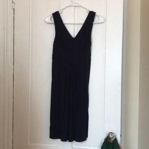 Loft navy blue simple dress